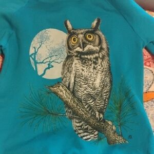 Vintage Owl Nature Sweatshirt